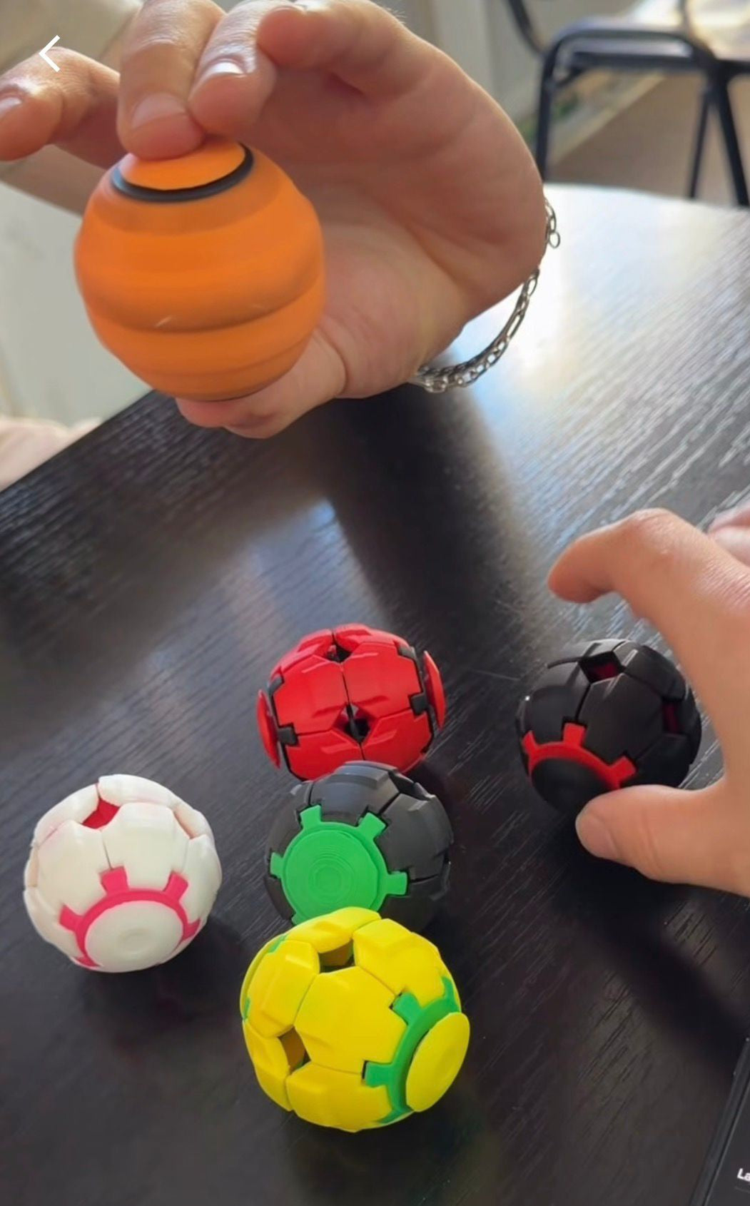 Push-Spin Ball